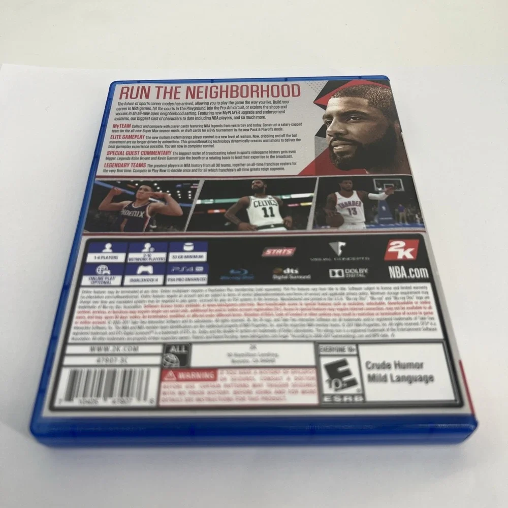 NBA 2K18 Sony PlayStation 4 PS4 Basketball Game Complete Tested